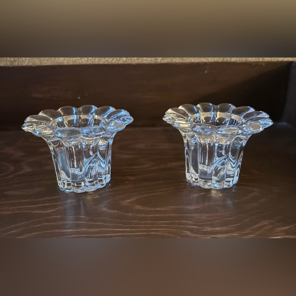 Glass Candle Holders